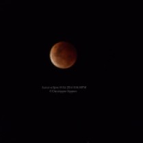 Lunar eclipse-Blood Moon, 8 Oct 2014 954pm